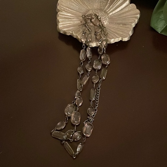 Hematite with Smokey colored beaded necklace - Picture 1 of 3